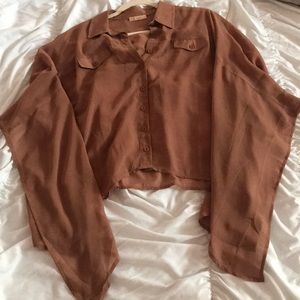 KAITLYN Open Sleeve Blouse